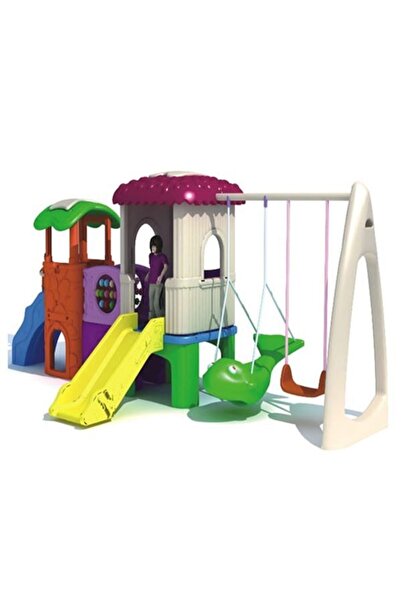 OSERSHOP Salıncaklı Süper Oyun Bahçe Oyun Parkı Kaydıraklı Salıncaklı Oyun Pa...