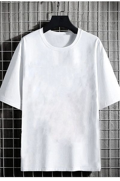 DEEPSENCE Unisex Λευκό μπλουζάκι Oversize Japondragon με στάμπα στην πλάτη