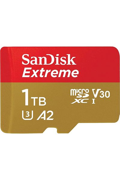 SanDisk بطاقة ذاكرة Microsdxc Uhs-i A2 V30 4K - 1 تيرابايت، 190/130 ميجابايت/ثانية، Sdsqxav-1t00-gn6mn