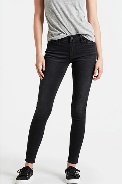 LİMABEL Βουκουρέστη Γυναικείο καπνιστό Lycra Slim Fit Παντελόνι Jean Skinny Leg Skinny Lifting