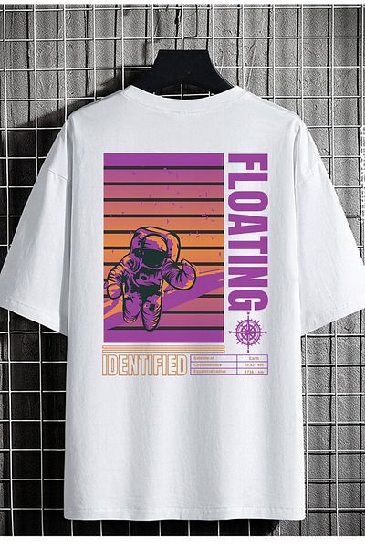 DEEPSENCE Unisex Μαύρο μπλουζάκι Oversize με στάμπα
