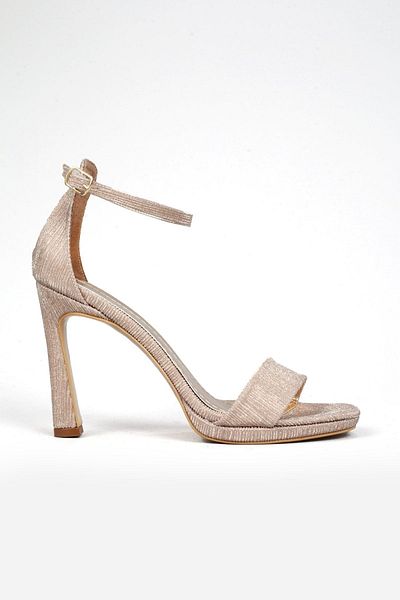 Adım Adım Women's Gold Color Thin Heeled Evening Dress Shoes