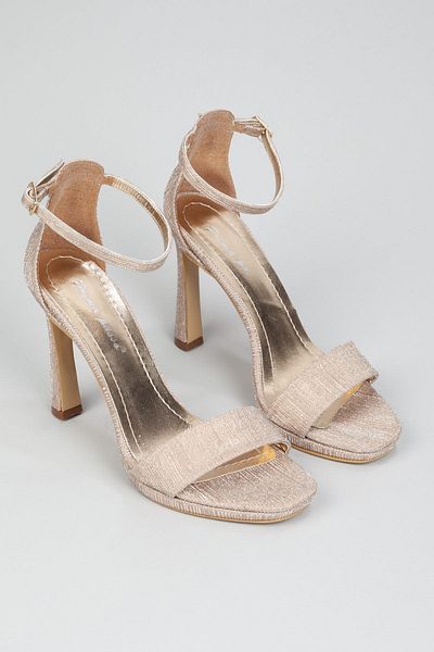 Adım Adım Women's Gold Color Thin Heeled Evening Dress Shoes