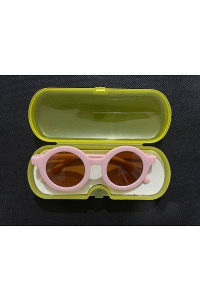 STAOOM UV 400 Protected Children's Glasses and Glasses Box Rose Gold