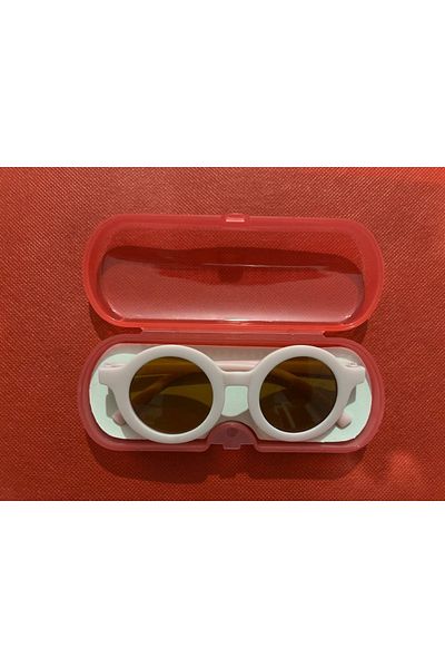 STAOOM UV 400 Protected Children's Glasses and Glasses Box Rose Gold