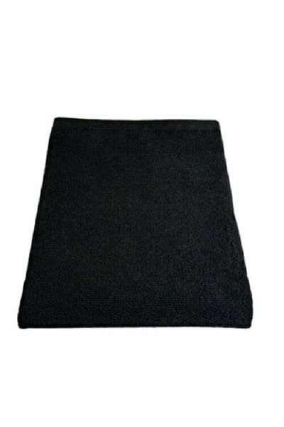 XAMANTHA Black Microfiber Sports Towel Stain-Repellent 50 X 90 Cm