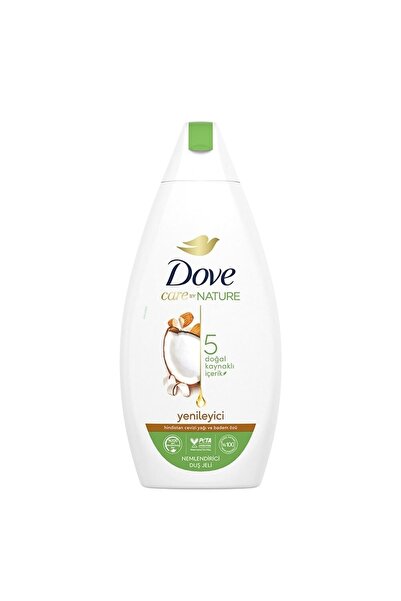 Dove Care By Nature Nemlendirici Duş Jeli Hindistan Cevizi Yağı Ve Badem Özü Yenileyici 500 Ml