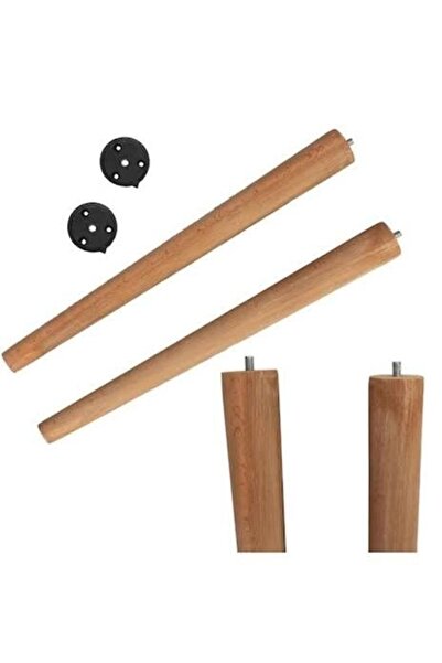 CENGİZ Orta Sehpa Zigon Sehpa Orta Yan Sehpa Ayağı 40cm Ahşap Ayak 4 Adet