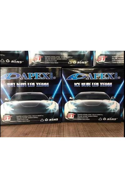 Fvtuningotoaksesuar Tofaş Ice Blue Led Zenon H4 Long Short Headlamp Compatible