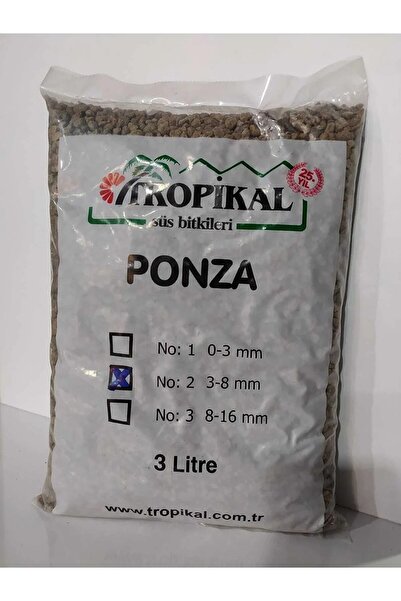 KL HOME Klhome Tropikal Kahverengi Ponza Taş 3-8 Mm 3 Litre