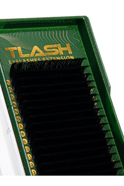 TLash İpek Kirpik , CC Kıvrım , 0.05 Kalınlık , 13 mm , T-LASH , 20 Sıra