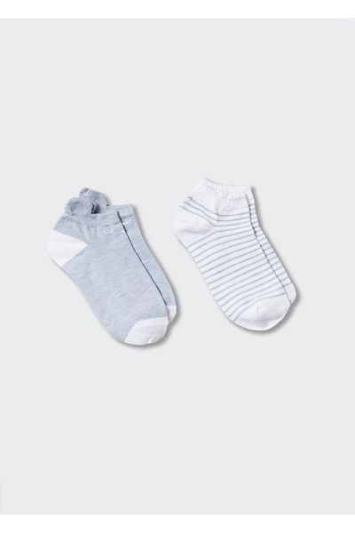 MANGO Kids Șosete albastre pentru copii