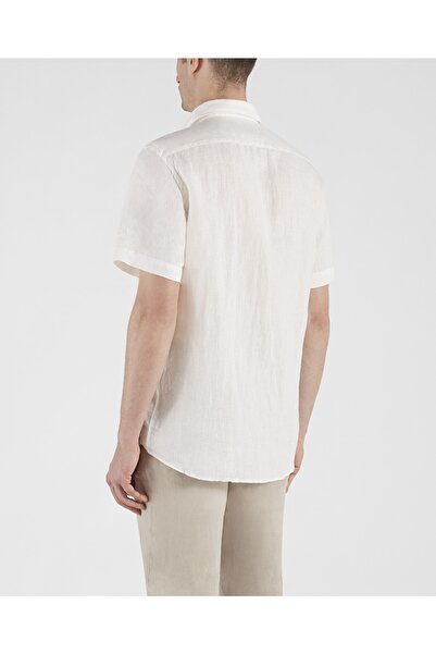 PAUL&SHARK Men's Woven Shirt Sleeves C.wLinens