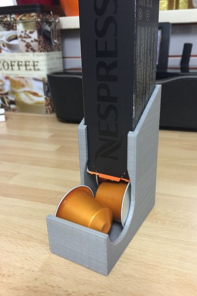 Lena Gift Store Nespresso Capsule Coffee Compatible Holder Decorative Multi-Purpose Stand (grey)
