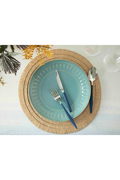 English Home Stoic Ceramic Serving Plate 27 Cm Colorful
