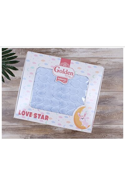 Golden Kalp Desen Peluş Battaniye