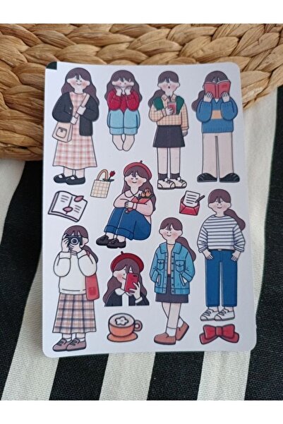 EyER Shoping Set nalepnica za telefon sa tema devojaka