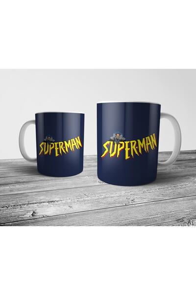 Pixxa Super Batman Spider-man Mug Cup Model 1