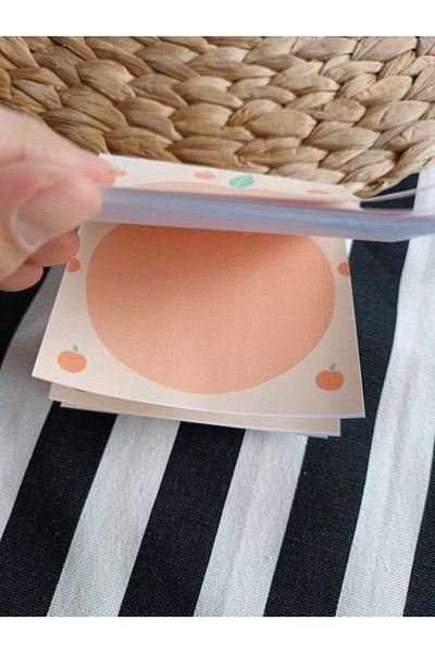 EyER Shoping أرقام مختلفة منقوشة مذكرة الوسادة مذكرة الوسادة التشيكية المفكك دفتر برتقالي