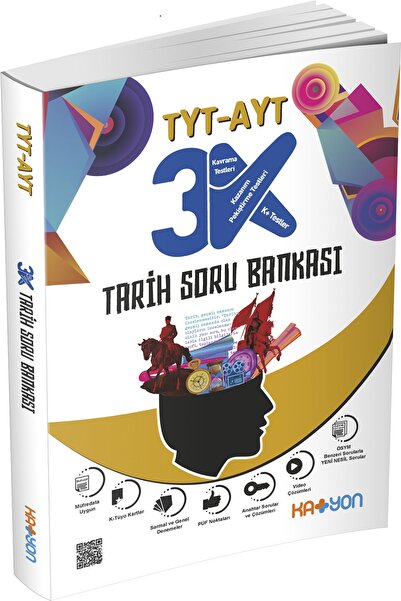 Katyon Yayınları Tyt-ayt - 3k Tarih Soru Bankası