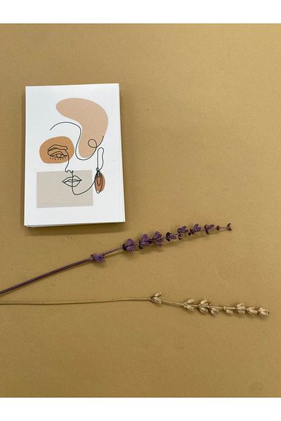 carton box Face Patterned Greeting Card 100 Pieces