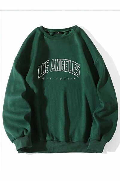 DAXİS Sportwear Company Φούτερ Unisex με στάμπα με λαιμόκοψη Oversize