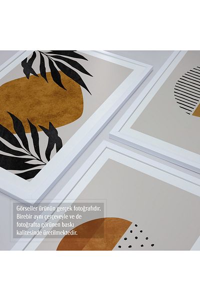 HOMEPACK Σετ ζωγραφικής 3 τεμαχίων με λευκό πλαστικοποιημένο πλαίσιο Hpn131