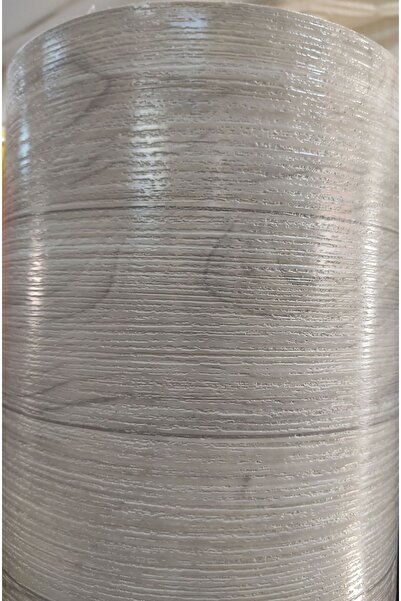 NET Pvc Yer Döşemesi Keçeli Kalın Yer Muşambası Popfleks Mineflö Gri Renk - En: 1m - Boy: 5metre