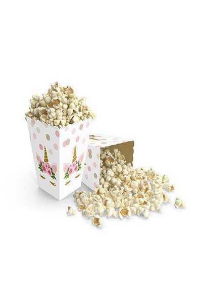 Parti Dükkanım Unicorn Flower Corn Box (8 Pieces)