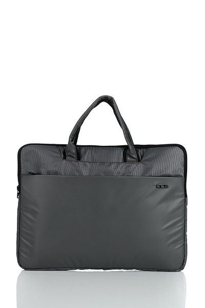 ÇÇS 71407 Λεπτή Τσάντα Laptop Γκρι