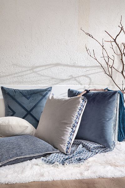 Yataş Corby Decorative Throw Pillow Cover - Bone