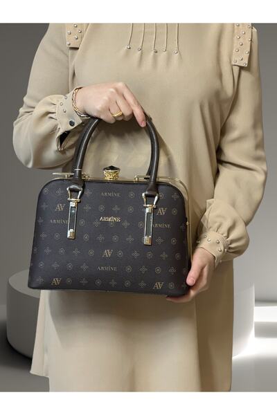 Armine 339 Bag Coffee Printed