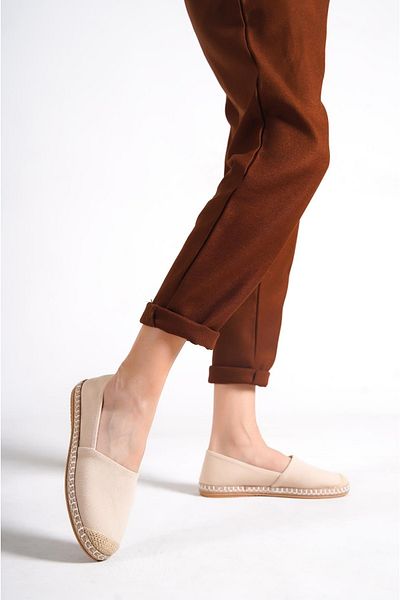 Capone Outfitters Espadrilles - Beige - Flacher Absatz