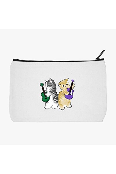 Siyer Yayınları Guitar Player Cats Printed Pen Holder