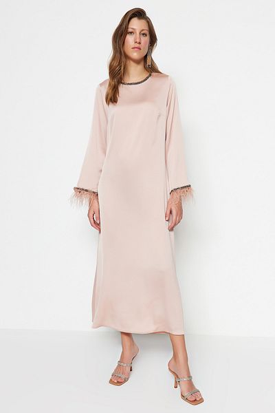 Trendyol Modest Evening Dress - Pink - A-line