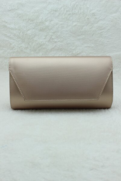 Sh Poly Βραδινό φόρεμα από υφασμάτινη πούδρα Τσάντα Clutch Portfolio με λουρά...