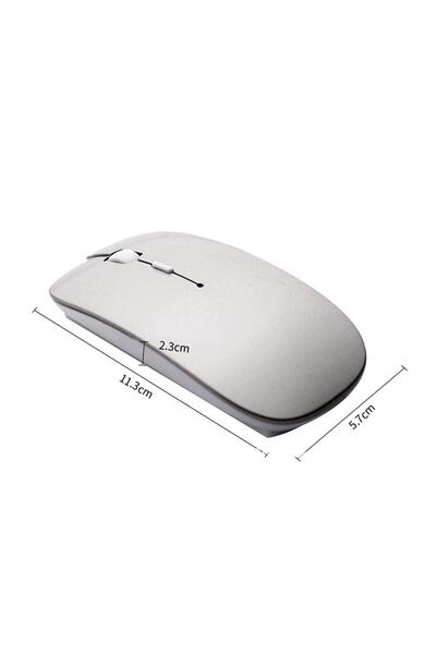 Microcase 2.4 Ghz Wireless Kablosuz Slim Klavye Ve Mouse Seti + Türkçe Klavye Etiketi - Al27701 Gümüş