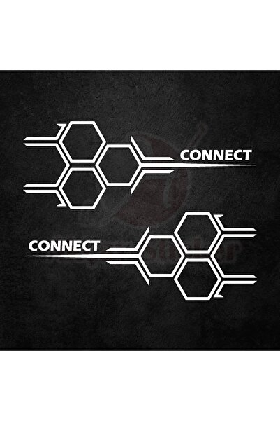 Akçay Sticker 30cm X 11cm Connect Bal Peteği Sticker Ford Connect Sticker For...