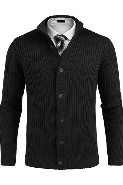 youknitwear you Elke Men's Knitwear Cardigan