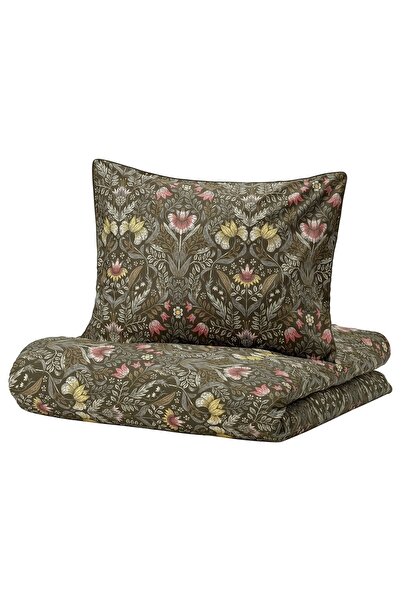 Hobiceyiz Set cuvertură de pilota Karrdunört pentru o persoană, model verde î...