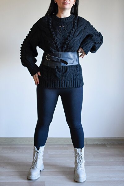 AGG TASARIM حزام جلد أسود