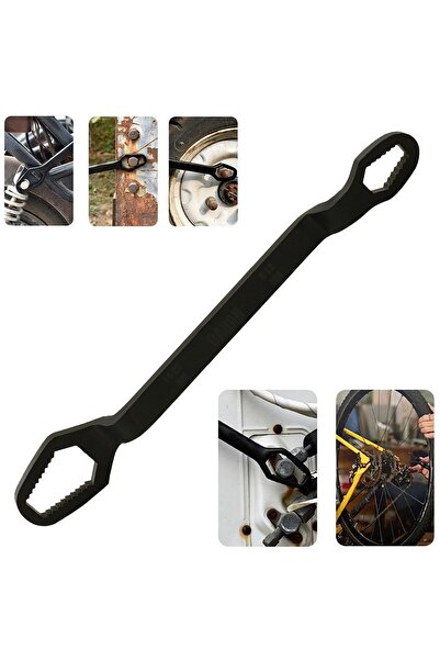 NZB Çift Ağızlı Çok Amaçlı Anahtar Çelik Ingiliz Torx Cırcır Anahtarı 8-13 / 14-22 Mm