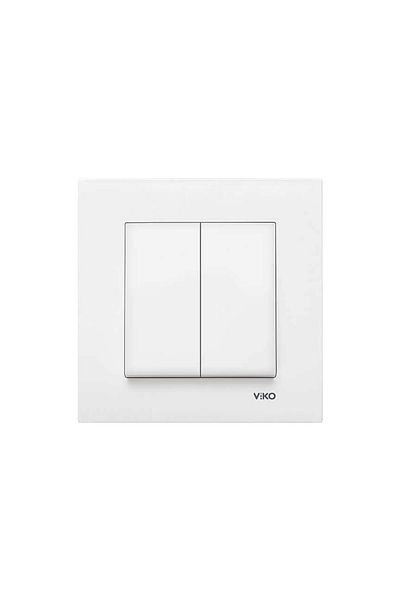 VİRALİGHTİNG Viko Karre White Commutator Switch