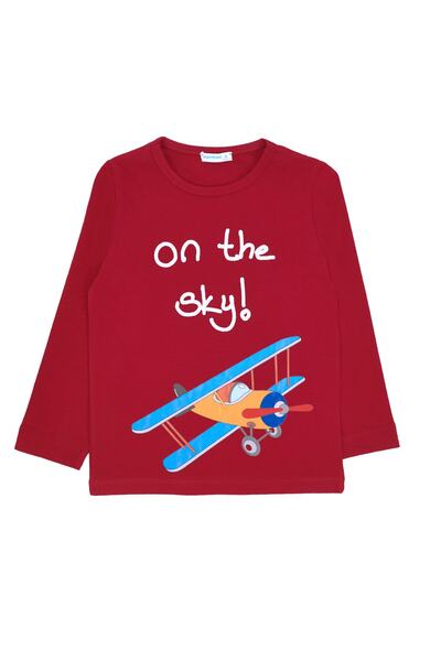 Mavipink Tricouri cu mânecă lungă din bumbac On The Sky pentru băieți