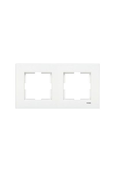 VİRALİGHTİNG White Viko Karre Double Frame