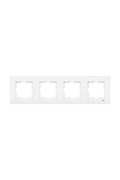 VİRALİGHTİNG Viko Karre White Quad Frame