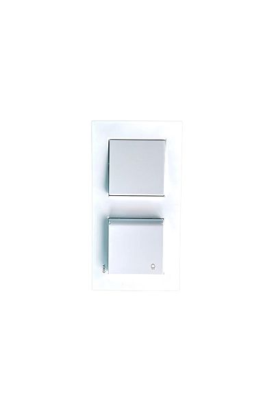 VİRALİGHTİNG Viko Karre White Double Set Switch + Child Proof Socket with Cover