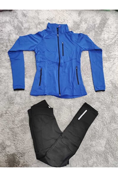 zyc طقم لباس ضيق رياضي نسائي