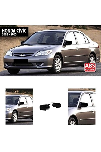 Harphour Honda Civic Aksesuar Vtec2(2002-2005)uyumlu Ithal Parlak Siyah Piano...