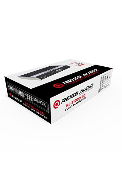 REISS AUDIO Rs-t1000.4 D Class 4x250 Ampfilikatör